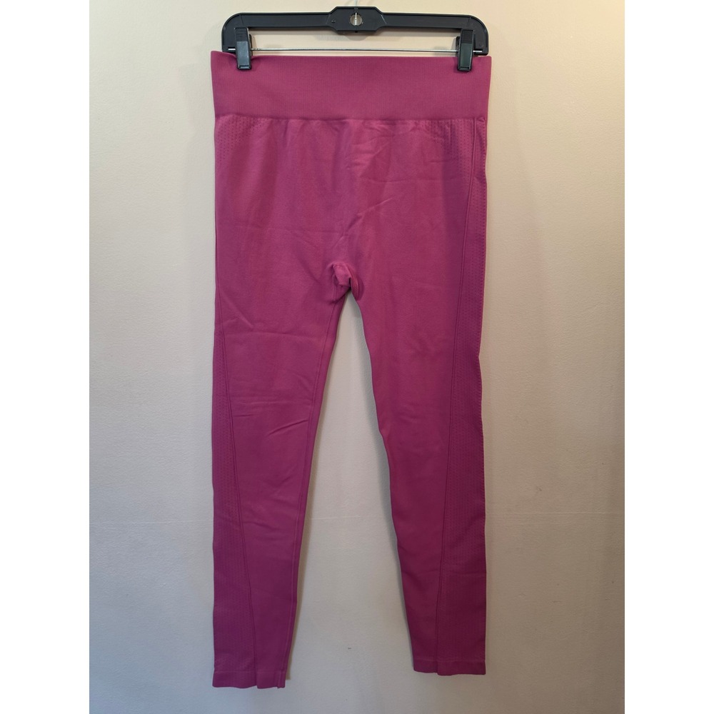 Primark Performance Womens Magenta Pink Seamless High Waisted Leggings Size L